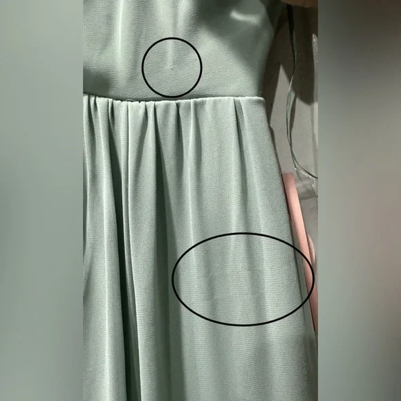 Birdy Grey HANNAH EMPIRE DRESS CHIFFON SAGE SMALL NWT NEW BRIDESMAID WEDDING